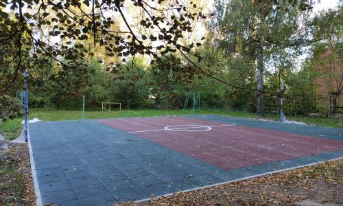 Спортивная площадка в детском саду