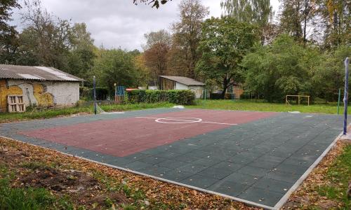 Спортивная площадка в детском саду