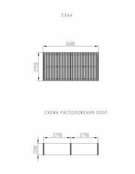 Пергола - МФ 77.03.02-01 /без поликарбоната/