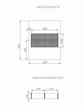Пергола с диваном - МФ 78.03.02-И1 /с поликарбонатом/