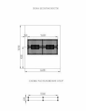 Пергола с диваном - МФ 78.04.02-И1 /с поликарбонатом/