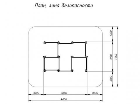 Лабиринт Кубик 3 (граффити) МФ 20.01.03-10