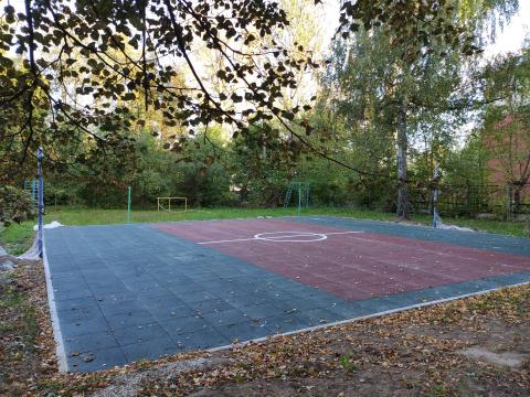 Спортивная площадка в детском саду