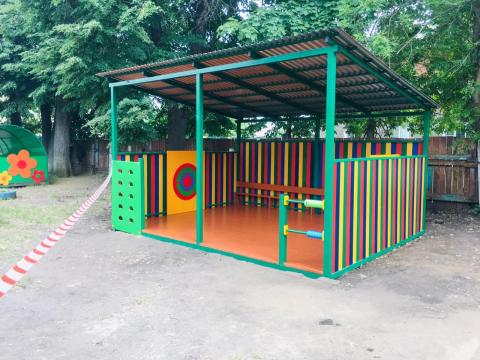 г. Кимовск, теневой навес 6х4 метра