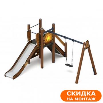 Счастливое детство (ЭКО) - ДИК 2.01.03-02 - Игровой комплекс H=1200