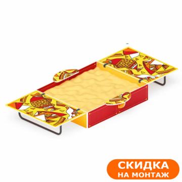 Песочница с крышкой средняя (Рыбы) - ИО 5.01.11-08