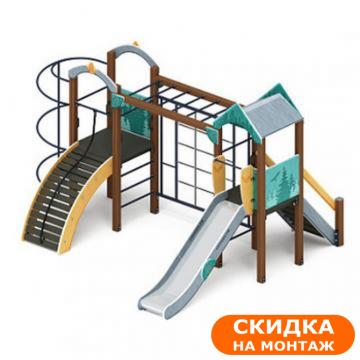 Рада (Таёжный узор) - ДИК 2.01.2.07-03 - Игровой комплекс H=1200