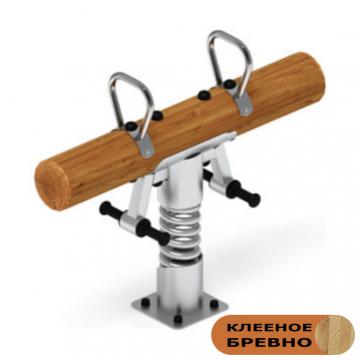Качалка на пружине (Лиственница темный) ИО 22.24.01-Л.01