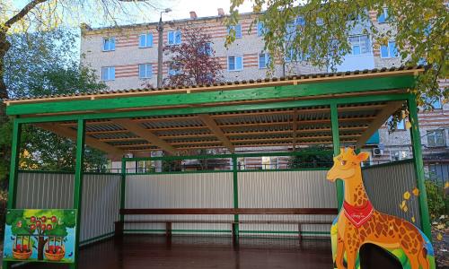 Теневые навесы в детском саду